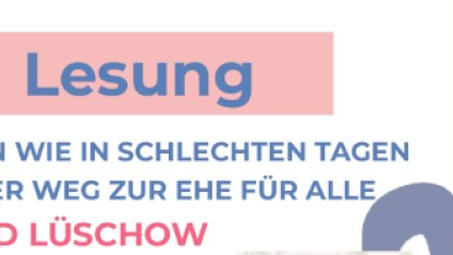 Lesung Reinhard L&uuml;schow