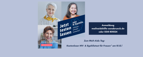 Kostenloser HIV Test für Frauen