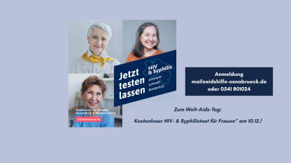 Kostenloser HIV Test für Frauen